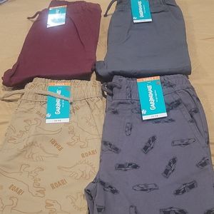 BRAND NEW:BUNDLE 4 toddler boy jogger pants.